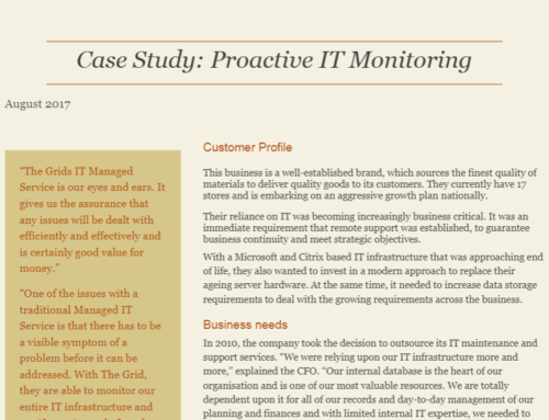 Case Study: Proactive IT Monitoring